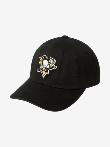 Бейсболка AMERICAN NEEDLE 40742B-PPN Pittsburgh Penguins Blue Line NHL (черный), Черный