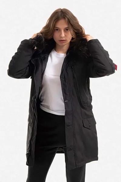 Полярная куртка Alpha Industries, черный