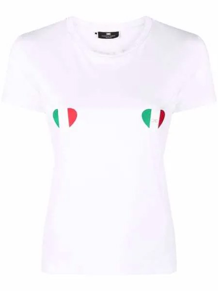 Elisabetta Franchi футболка Love Italy