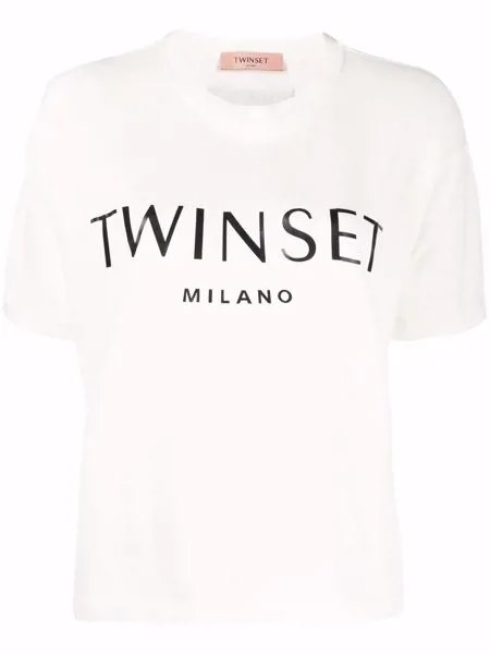 TWINSET logo print T-shirt