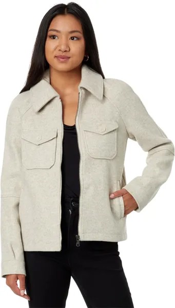 Куртка Avec Les Filles Relaxed Zip Front Jacket, цвет Bone