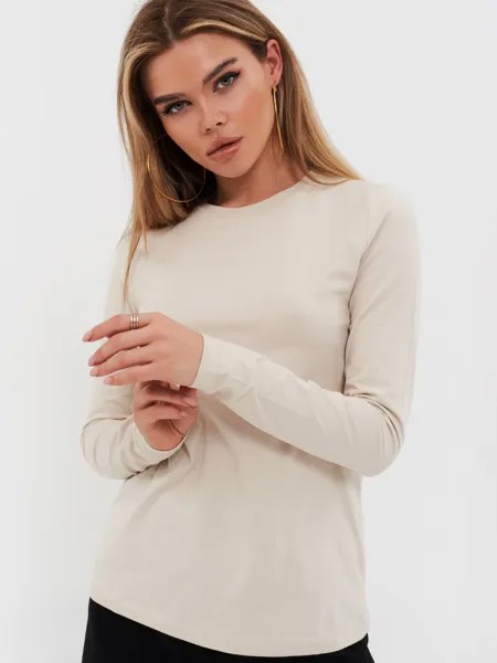 Лонгслив женский Little Secret uz200168 бежевый XL
