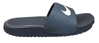 Детские кроссовки Nike Kawa Slide Print Obsidian/White-Thunder Blue (819358 402)