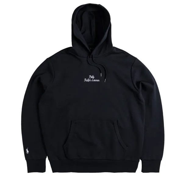 Толстовка Logo Double-Knit Hoodie Polo Ralph Lauren, синий