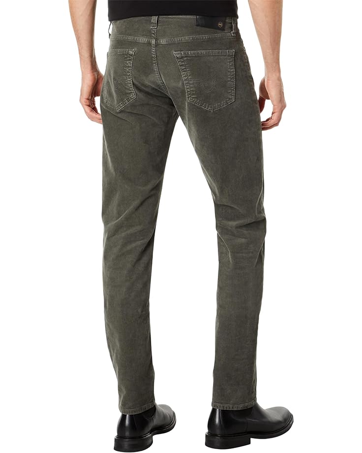 Брюки AG Jeans Tellis Modern Slim Leg Corduroy Pants, цвет Sulfur Anthracite