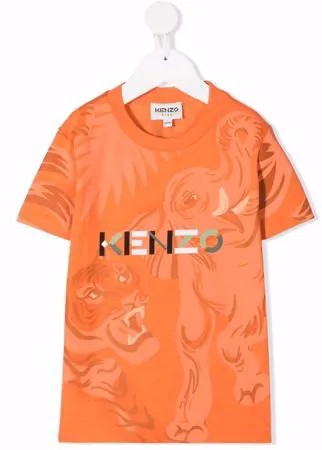 Kenzo Kids Lorenzo animal-print T-shirt