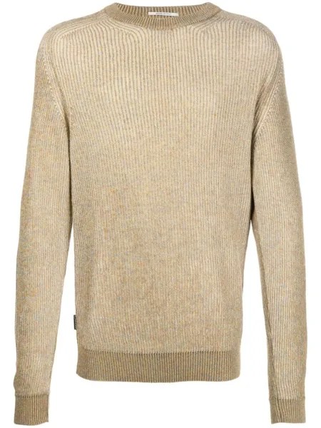 Woolrich джемпер Mouline с круглым вырезом, нейтральный цвет