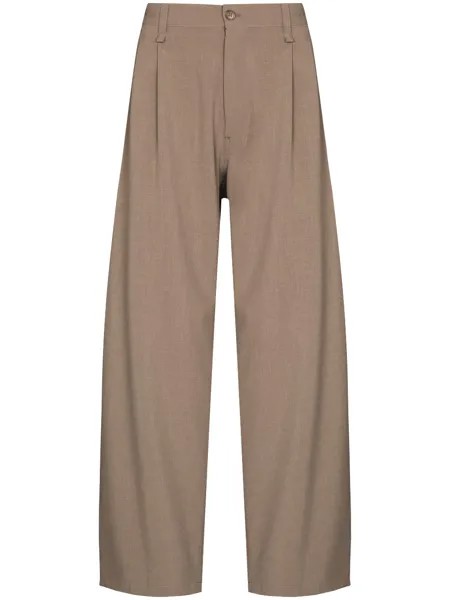 Iroquois wide-leg tailored trousers