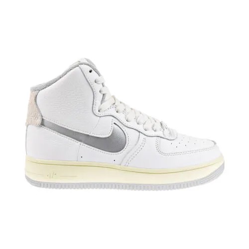 Женские кроссовки Nike Air Force 1 High Sculpt Summit бело-серебристые DC3590-101