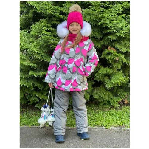 Утепленный зимний комплект (куртка и брюки) Lapland для девочки 