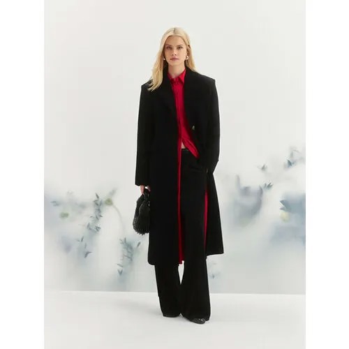 Пальто Zarina, размер 2XS (RU 40)/170, черный