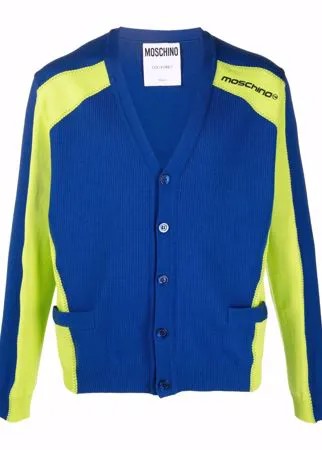 Moschino кардиган со вставками