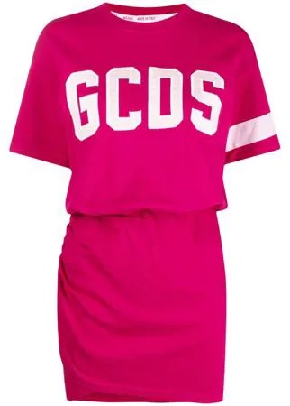 Gcds платье-футболка с логотипом