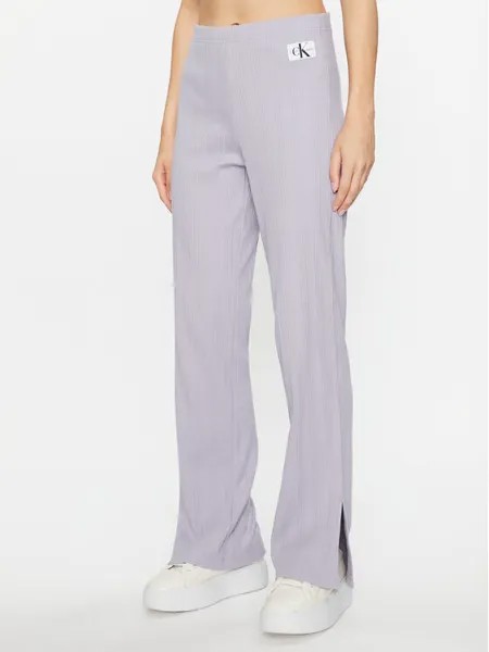 Тканевые брюки стандартного кроя Calvin Klein, фиолетовый