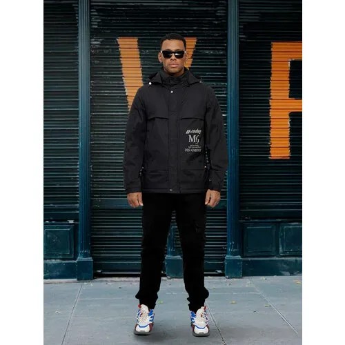 Куртка спортивная , размер M, black