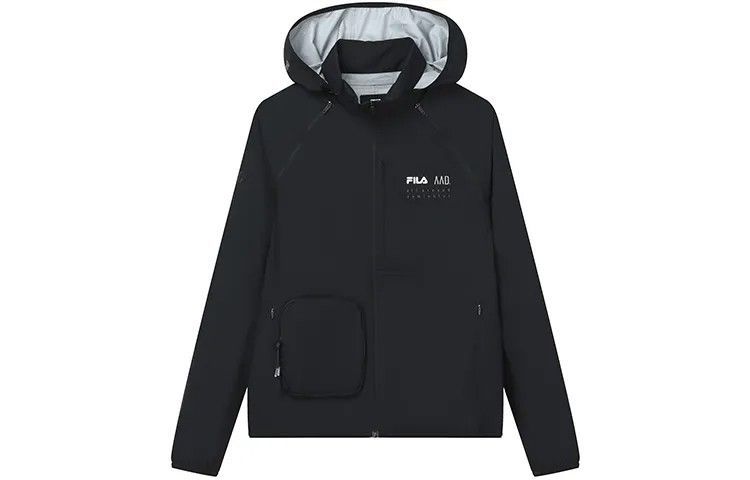 Куртка спортивная мужская черная Fila, черный