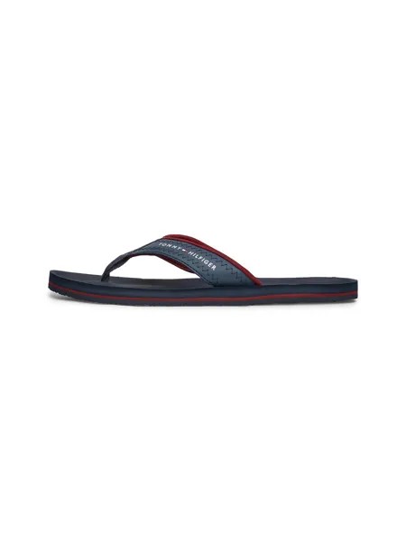 Сандалии TOMMY HILFIGER T-Bar Sandals, темно-синий