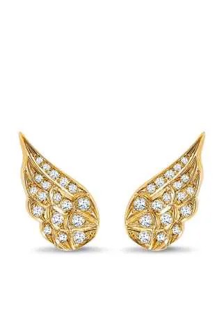Pragnell серьги Tiara из желтого золота с бриллиантами