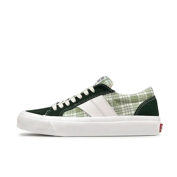 Кроссовки LuzaoT SUPER DRAG Stylish Skateboarding Shoes Unisex Low-top White/green, зеленый