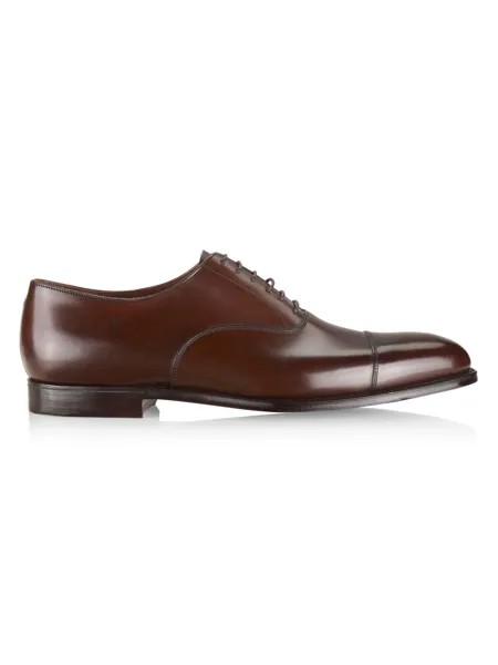 Кожаные оксфорды ручной работы Lonsdale Crockett & Jones, коричневый