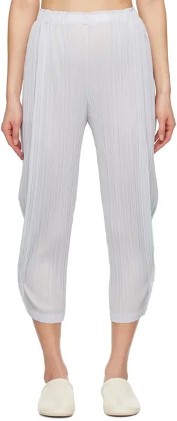 Серые брюки Monthly Colors January Pleats Please Issey Miyake
