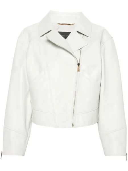 Alberta Ferretti байкерская куртка, белый