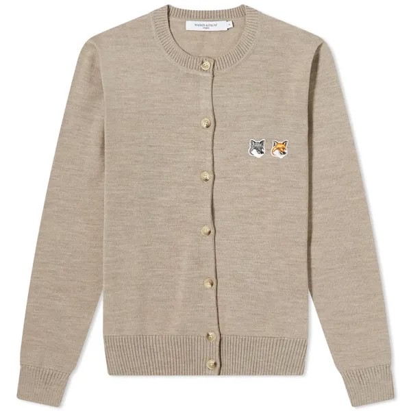 Джемпер Maison Kitsuné Double Fox Head Patch R-Neck Cardigan