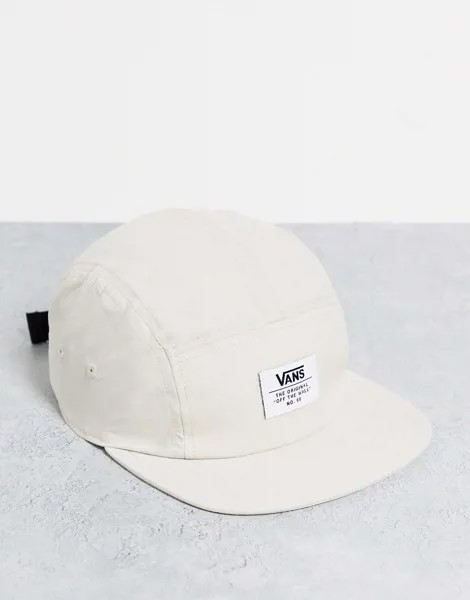 Бежевая кепка Vans Fullerton Camper-Белый