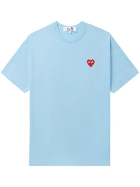 Comme Des Garçons Play футболка с логотипом, синий
