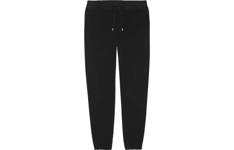 SAINT LAURENT Мужские трикотажные спортивные штаны, цвет Black