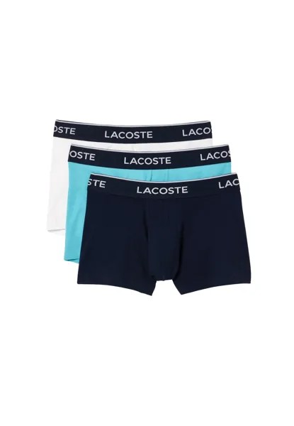 Боксеры Lacoste Trunks 3 шт, разноцветный