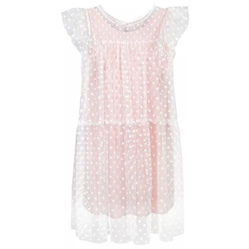 Платье для девочки Aletta AE99078 цвет молочный 8 лет