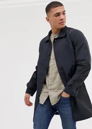 Темно-синий легкий макинтош Celio