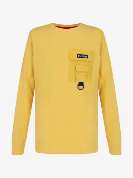 Лонгслив мужской Columbia Field Creek Doubleknit Long Sleeve, Желтый