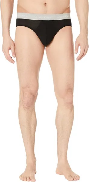 Хлопковые эластичные трусы на бедрах Calvin Klein Underwear, цвет Black/Grey Heather/Silver Birch/Raspberry Blush