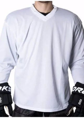 Хоккейный свитер (джерси) детский OROKS, цвет: белый, размер: M OROKS Х Decathlon