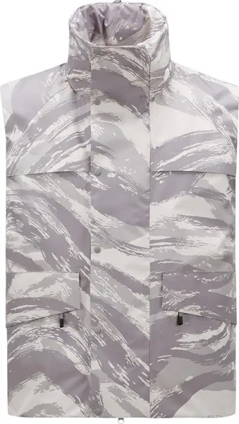Жилет Moncler Genius Hyke Vanil Print Vest 'Grey', серый