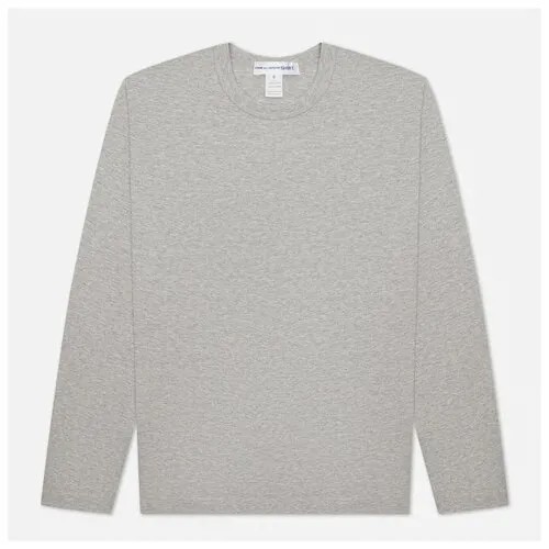 Мужской лонгслив Comme des Garcons SHIRT Back Logo серый , Размер M