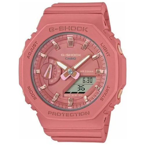 Наручные часы CASIO G-Shock, коралловый, розовый