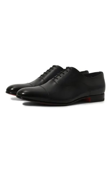 Кожаные оксфорды Santoni