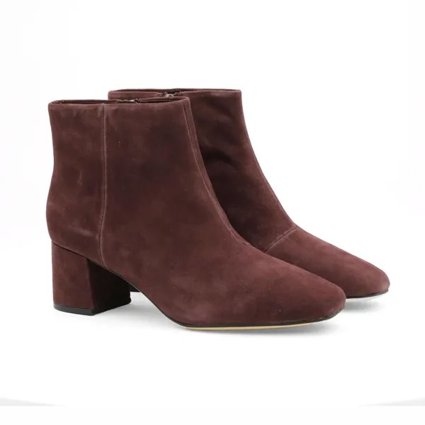 Женские ботильоны Clarks, бордовые