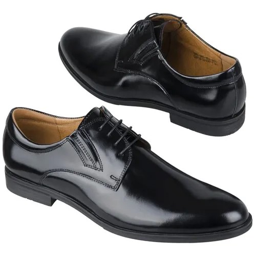 Кожаные мужские туфли черного цвета Conhpol C-6845-0017-00S02