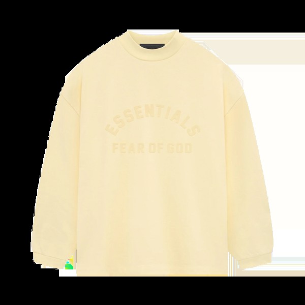 Футболка Fear Of God Essentials Fear of God Essentials Long-Sleeve 'Garden Yellow', желтый