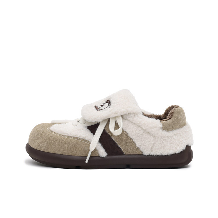Кроссовки MASOOMAKE Lifestyle Shoes Women's Low-top, хаки
