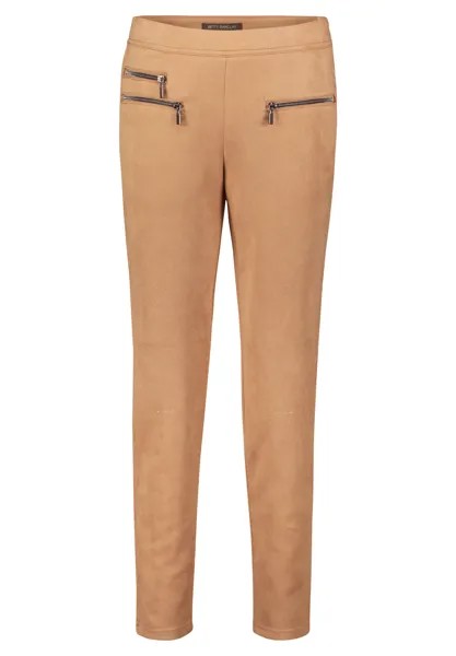 Брюки Betty Barclay Slim Fit Hose mit Reißverschluss, цвет Golden Camel