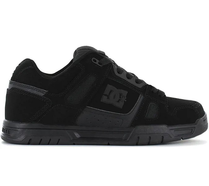 DC SHOES Stag - Мужская обувь для скейтбординга Скейтерская обувь Кожа Черный 320188 Кроссовки Спортивная обувь ORIGINAL