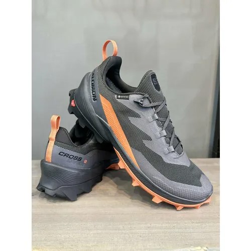 Кроссовки Salomon Cross Over 2 Gtx, размер 11, серый/оранжевый