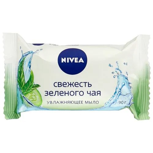 Мыло кусковое Nivea Свежесть зеленого чая, 90 г