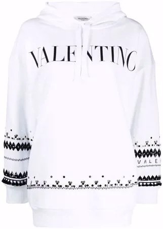 Valentino худи с пайетками