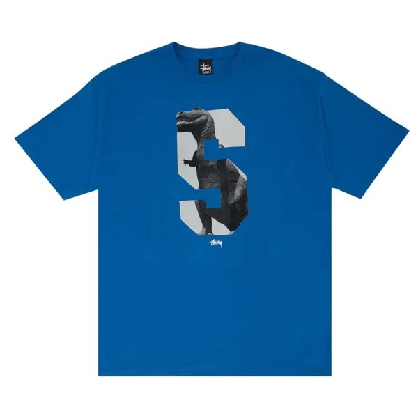 Футболка Stussy S Dino 'Blue', синий